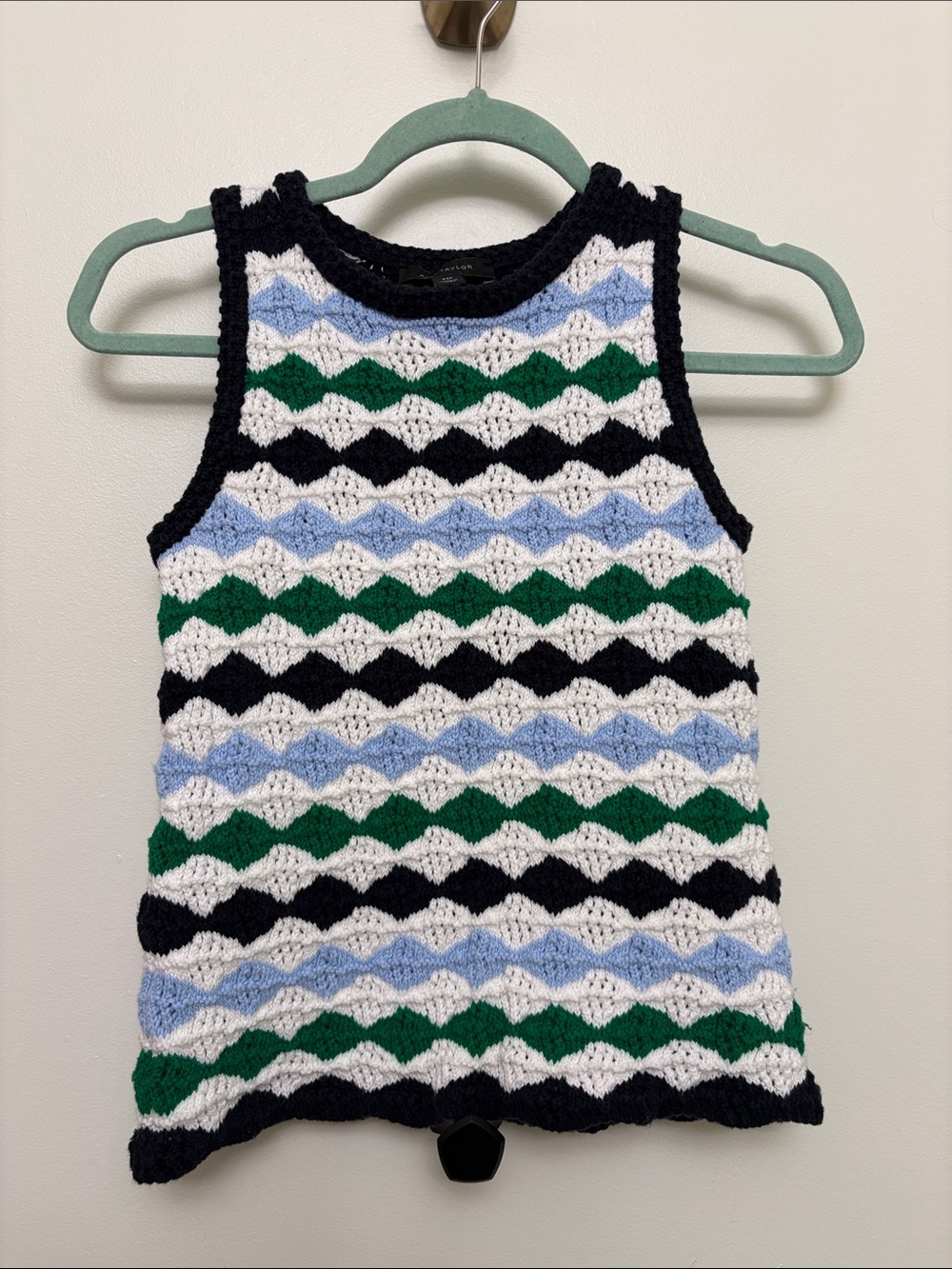 Ann Taylor Cotton Knitted Tank Top